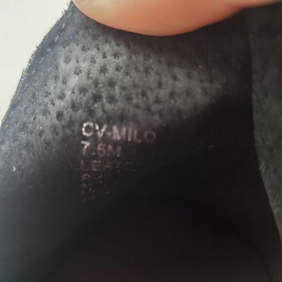 Chelsea & Violet Bootie Sneakers Women's 7.5 Black CV Milo Leather Slip On - Picture 10 of 10